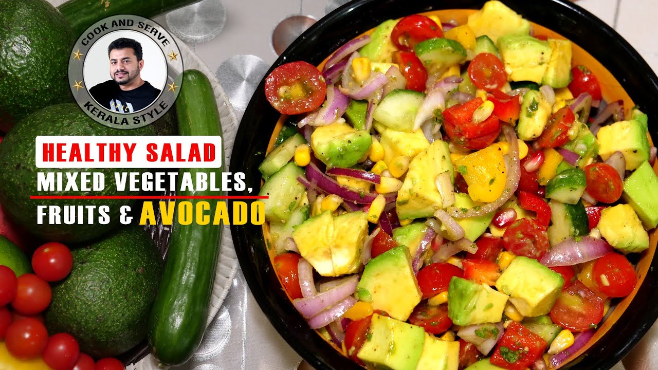 Avocado Salad For Weight loss Avocado Salad Recipes in Malayalam