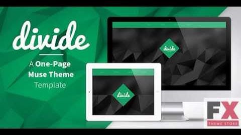 Preview Divide - One Page Muse Theme