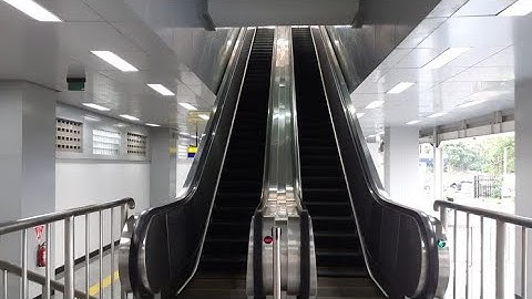 Simulasi PLC dan HMI program ESKALATOR menggunakan CX-Programmer dan CX-Designer