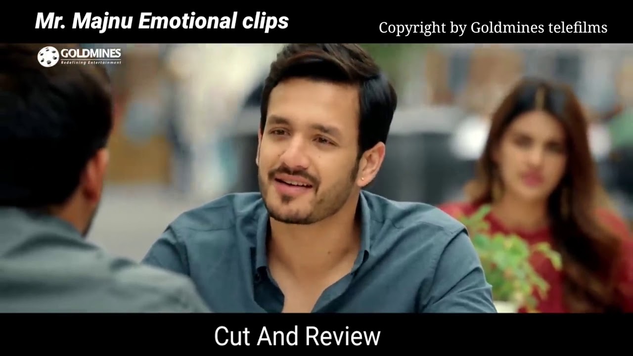 Emotional speech of Mr. Majnu movie | Cut and Review