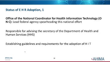 HIT 352 Chapter 9 Lecture Video