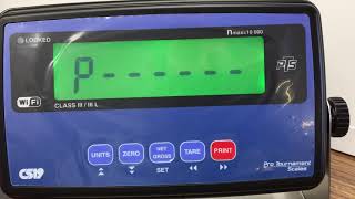 CS19 enable units button