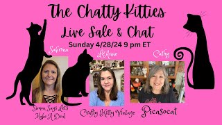 The Chatty Kitties Live Sale & Chat Sunday 4/28/24 9 pm ET screenshot 4