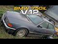 Je tente de rentrer avec cette bmw 750il v12 laisse 10 ans dans un champ  episode 1