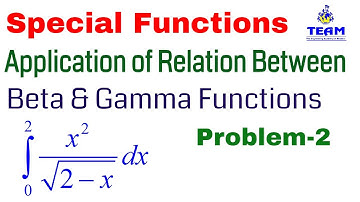 Application of Relationship between beta and gamma function Problem-2