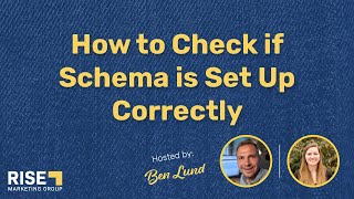 How To Check If Schema Is Set Up Correctly