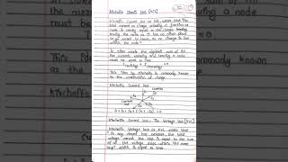 kirchoff s law current law and voltage law | easy definition and figure to understand easy ☺️🤗|