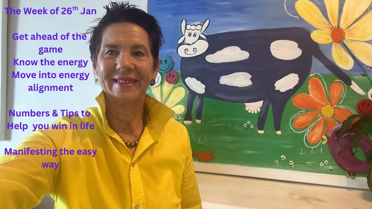 The numbers and energy of the week beginning26th Jan 2026.  