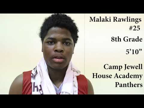 Malaki Rawling #25 | Camp Jewell House Academy Panthers vs Hearts Academy