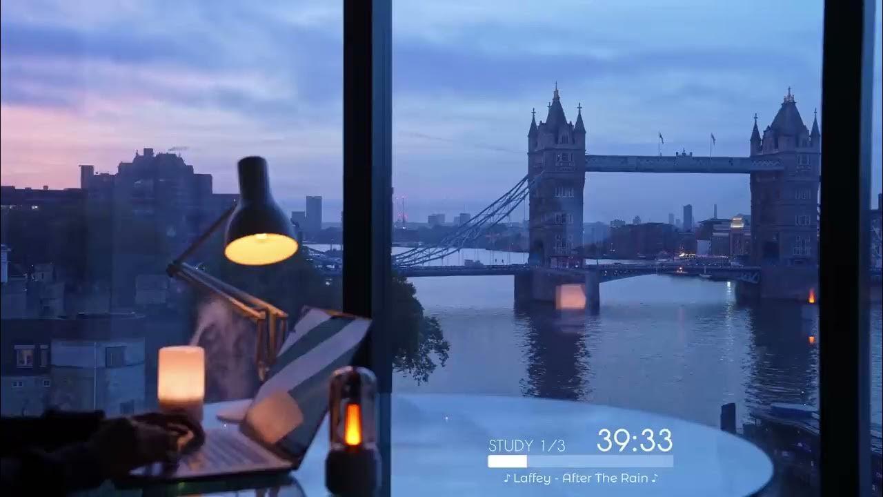 ESTUDE 3 HORAS COMIGO / Nascer do sol de Londres 🌅 / Pomodoro de 50min