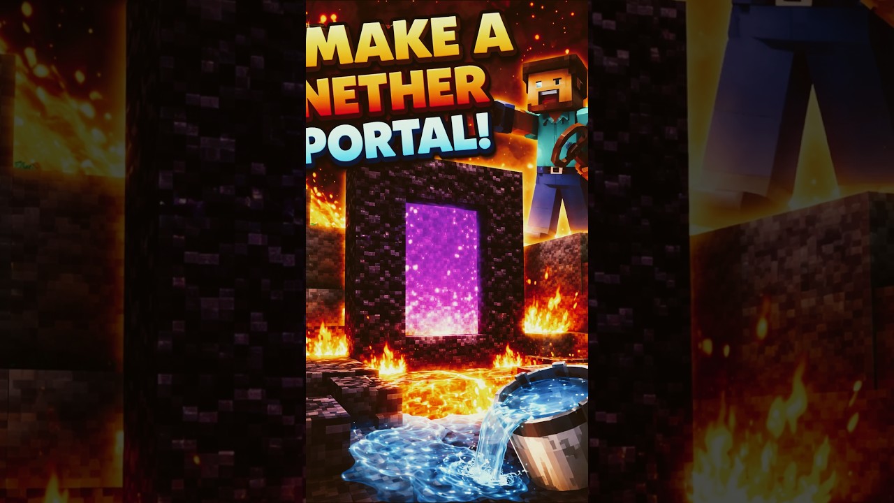 🔥 No Diamonds! Lava Pool Se Nether Portal 😱🟪 