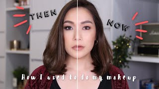 How i used to do makeup VS now เมื่อก่อนกับตอนนี้แต่งหน้าต่างกันอย่างไร | DAILYCHERIE