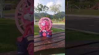 B0BTCTC65V，Bubble Machine Automatic Kids Ferris Wheel Bubble Maker Toys for with 3000+ Bubbles/min