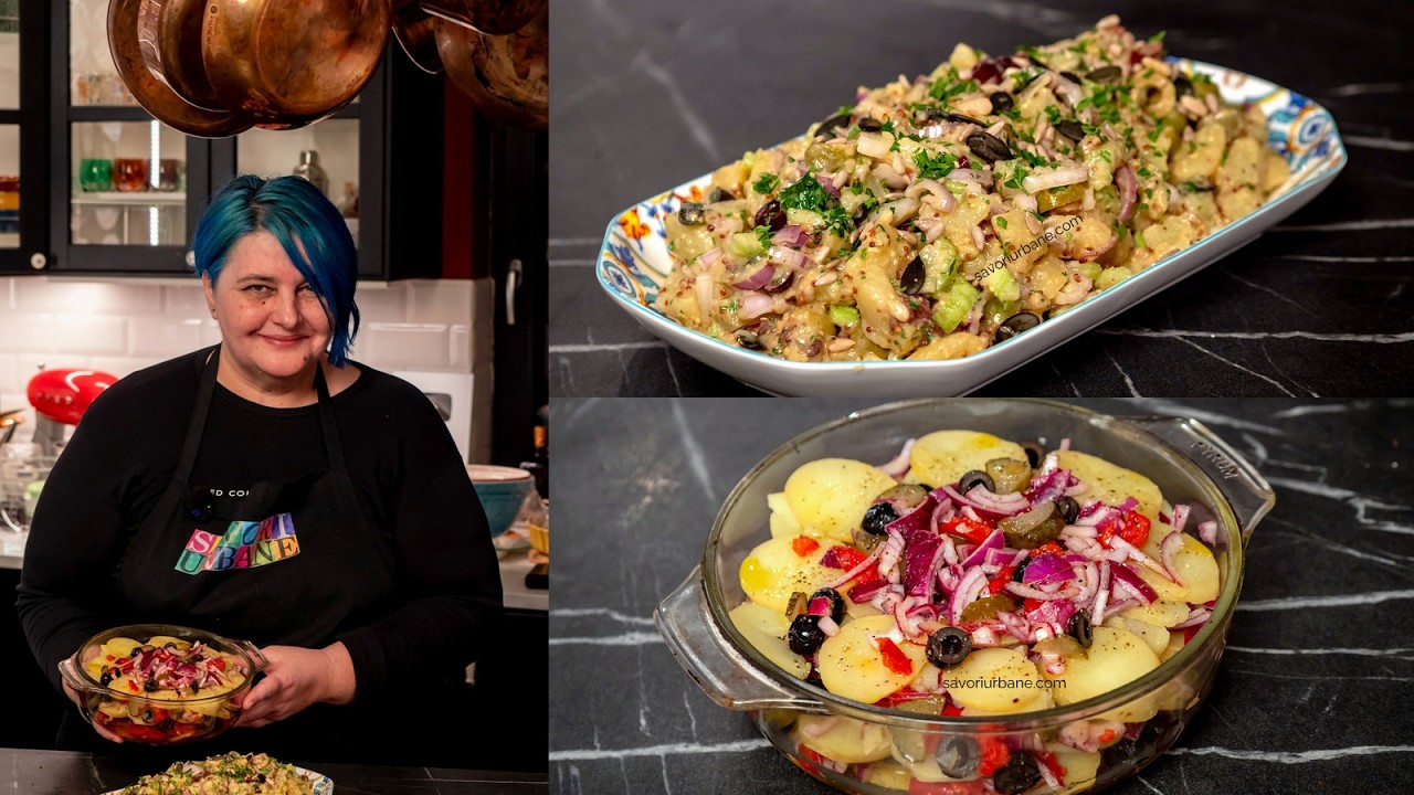 2 rețete de SALATĂ ORIENTALĂ DE POST de iarnă - cu vinegretă sau cu dressing cremos | Savori Urbane