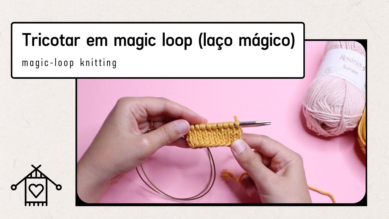 Tricotar em magic loop ou laço mágico (magi-loop knitting)