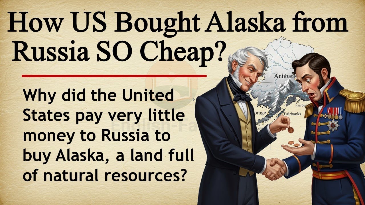How US Bought Alaska From Russia 🇺🇸🇷🇺 || Learn English Through Story Level 2 || Graded Reader 🎧