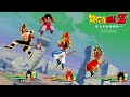 Battle Of Super Saiyan 4 Goku Vegeta And Gogeta Vs Broly In Dragon Ball Z Kakarot Mods