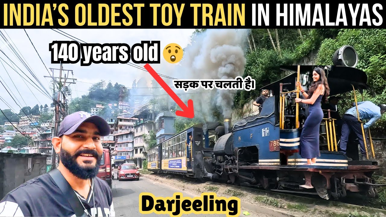 🔥 Riding a 140-Year-Old 🚂 Darjeeling Steam Engine Toy Train in the Himalayas! 🇮🇳 Would You Try It?