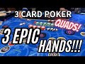 3 card poker in las vegas 3 epic hands quads wow 