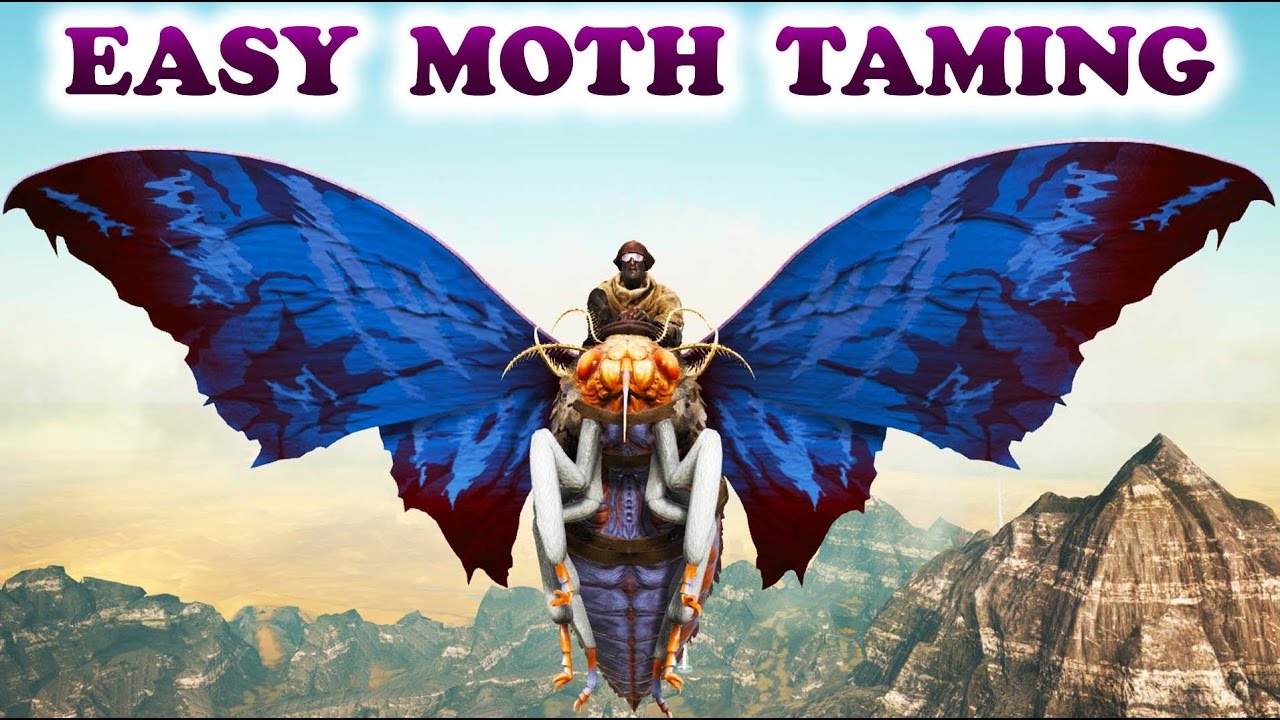 ARK EASY LYMANTRIA TRAP TAMING (Giant Moth Taming Ark Survival ...