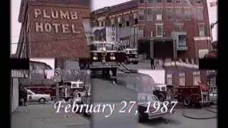 STREATOR ILLINOIS PLUMB HOTEL FIRE 1987