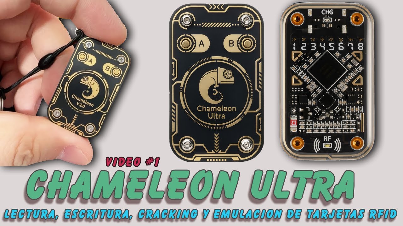 Chameleon Ultra #1 : RFID card reading, writing, cracking and 
