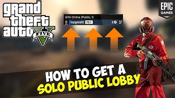 How to create a solo public lobby GTA V | Easy GTA V Money