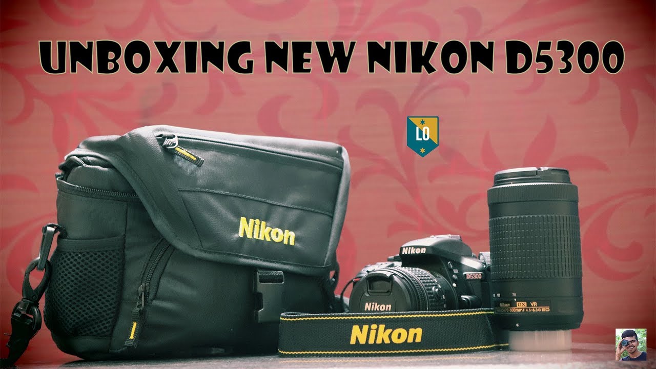 Nikon D5300 Camera with 18-55mm & 70-300mm lens Unboxing !!! - YouTube