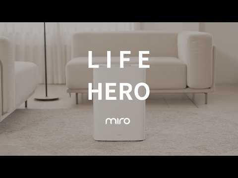 LIFE HERO, MIRO | 미로 1등급 스마트 대용량 연속배수 18L 제습기