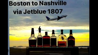 Jetblue Flight 1807 Bos - Bna Takeoff & Landing From Boston Logan Airport To Nashville Airport