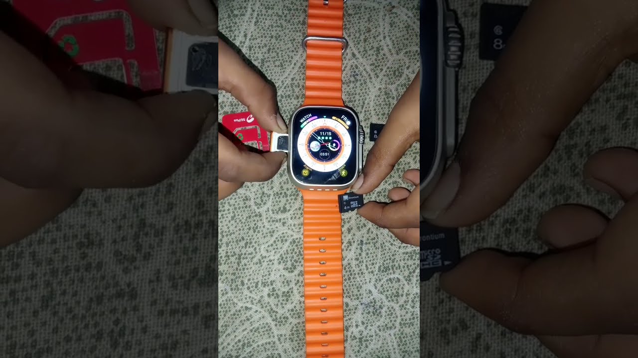 How To SIM Card Insert In T800 Ultra Smart Watch Main 