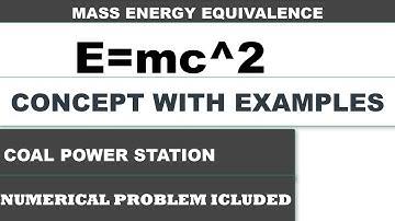 MASS ENERGY EQUIVALENCE | EINSTEIN