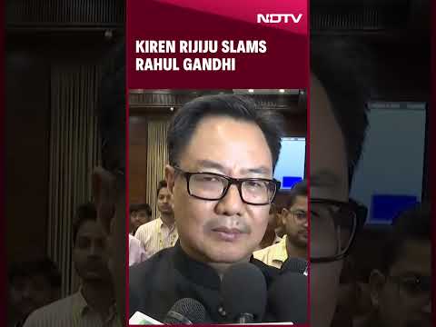 Rahul Gandhi News | Kiren Rijiju Slams Rahul’s Comments On Ladakh: “After Modiji, No One Captured…”