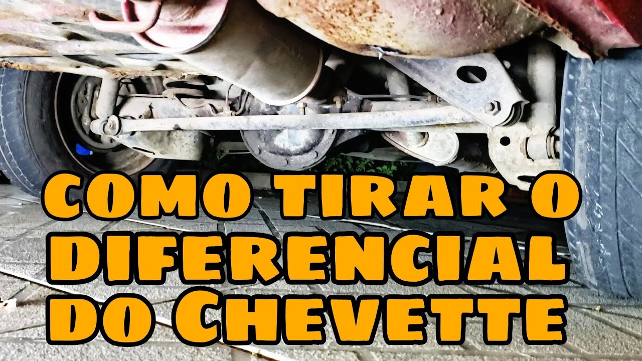 COMO TIRAR O DIFERENCIAL DO CHEVETTE PARA MANUTENÇÃO!!! PROJETO CHEVETTE  T:1 EP:7