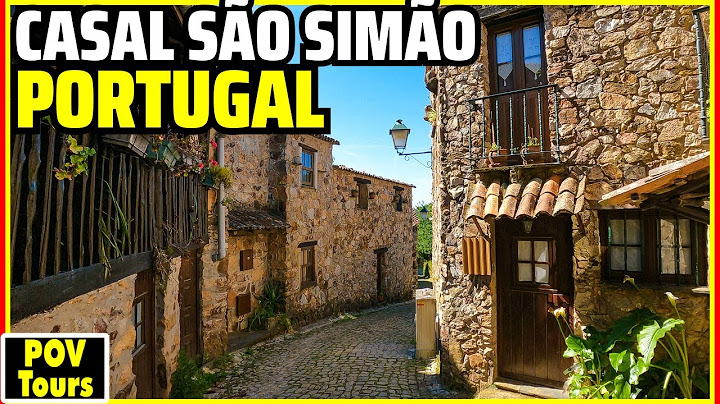 A Village With Only 1 Street and 3 Residents: Casal São Simão
