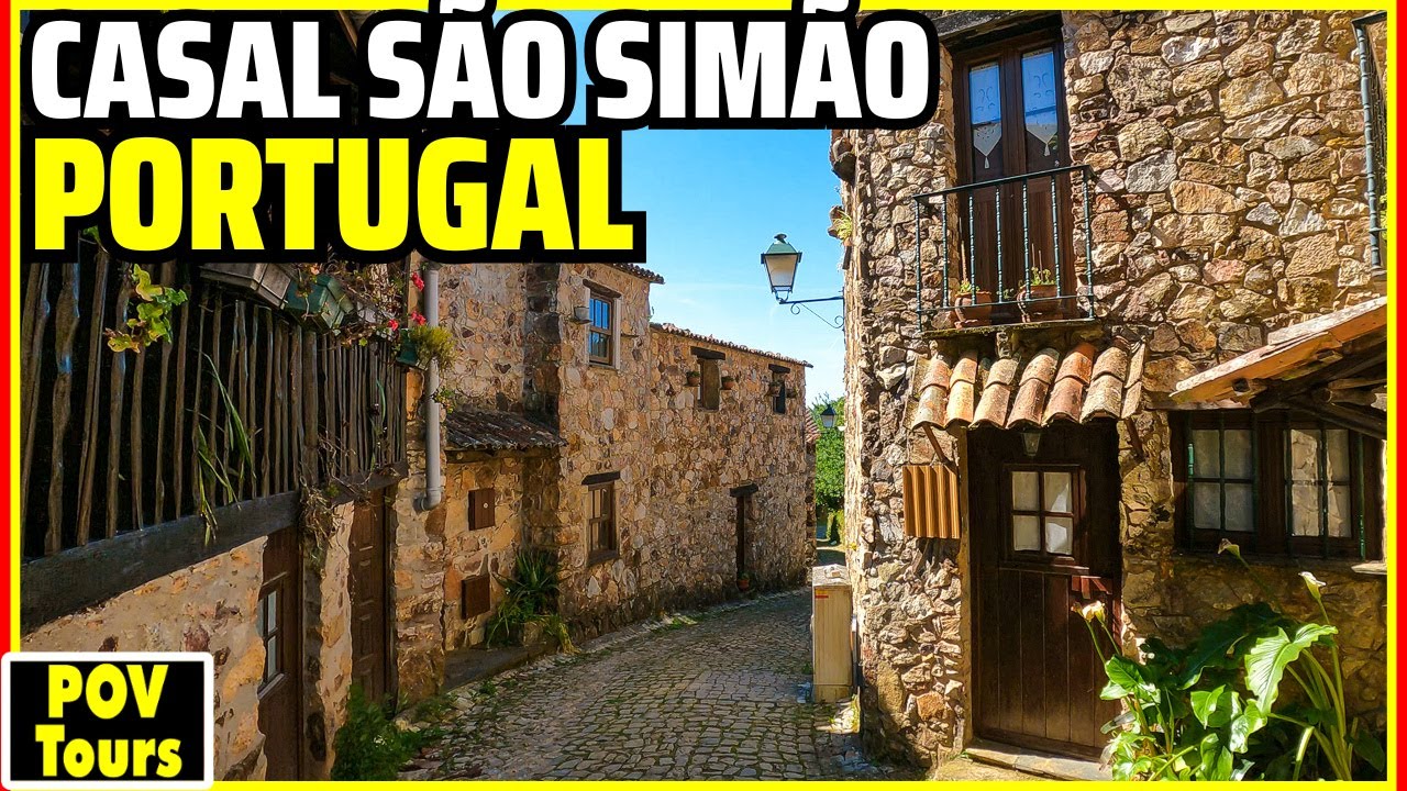 Деревня всего с 1 улицей и 3 жителями: Казаль Сан-Симау.