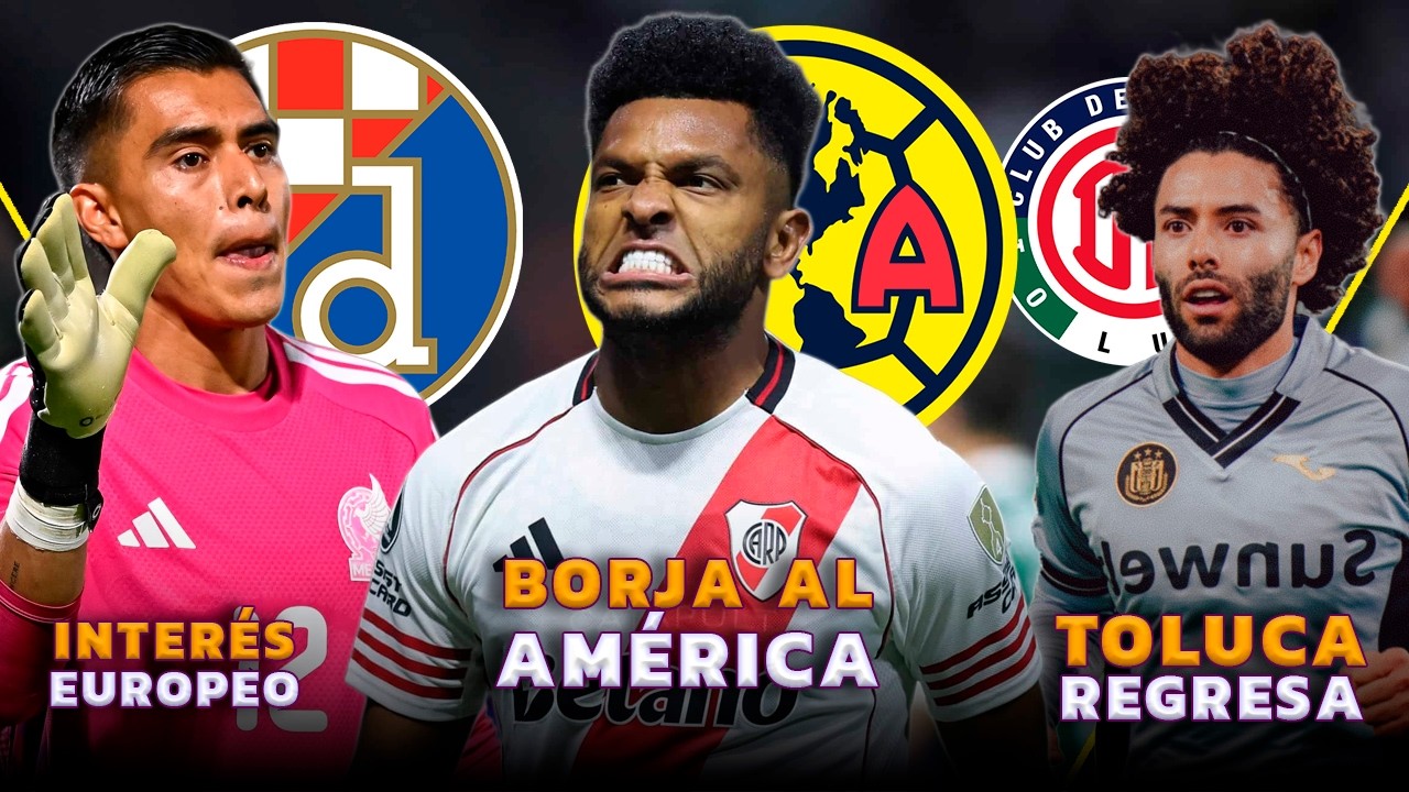 AMÉRICA TIENE NUEVO GOLEADOR | QUIEREN DESARMAN A LAS CHIVAS | TOLUCA REGRESA POR EL CHINO HUERTA