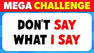 Avoid Saying The Same Thing As Me | MEGA CHALLENGE 😈 Profile