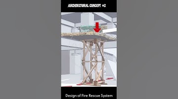 Working of Fire Rescue System #Shorts #3d #Animation #viral #architecture