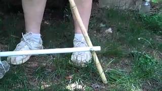Sherry demonstrates the A-Frame level
