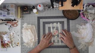Looking for Lace | Dorothy -- HandPaintedPapers on Etsy