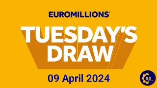 Euromillions Draw Live Results 09 April 2024 | Euromillions Live Tonight Results