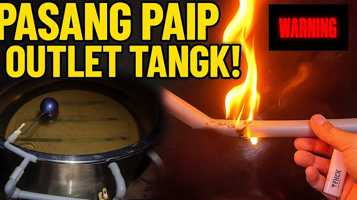 Cara Pasang Pipe Overflow Tangki Air | Elak Air Melimpah!