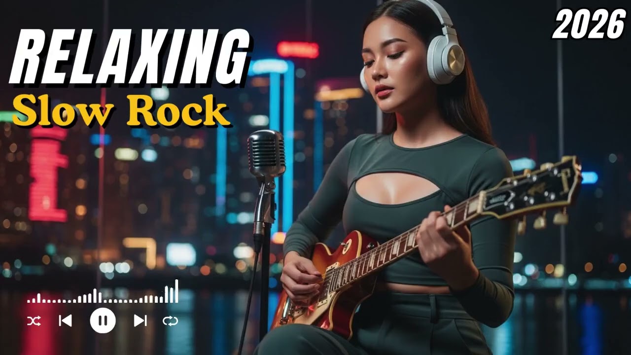 Peaceful Slow Rock Instrumental – Relaxing Guitar Rock for the Soul