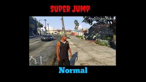 Super jump Cheat in (GTA v)#short #playstation #gtav