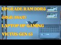 UPGRADE - NÂNG CẤP RAM DDR5 32GB (16x2) LAPTOP HP GAMING VICTUS 16 - i7 GEN 13
