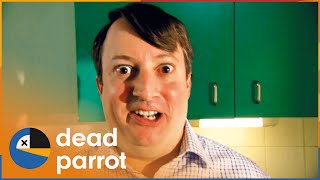 Writing 'Love You' On Mark's Eyelids | Peep Show