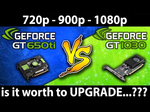 GT 1030 vs GTX 650 ti | G4560 | 720p - 900p - 1080p | 10 Games Benchmark