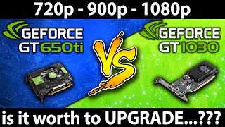 Обложка GT 1030 Vs GTX 650 Ti G4560 720p 900p 1080p 10 Games Benchmark Скачать GT 1030 Vs GTX 650 Ti G4560 720p 900p 1080p 10 Games Benchmark