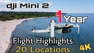 dji Mini 2 Flight Highlights (1 Year) Cinematic 4K Video